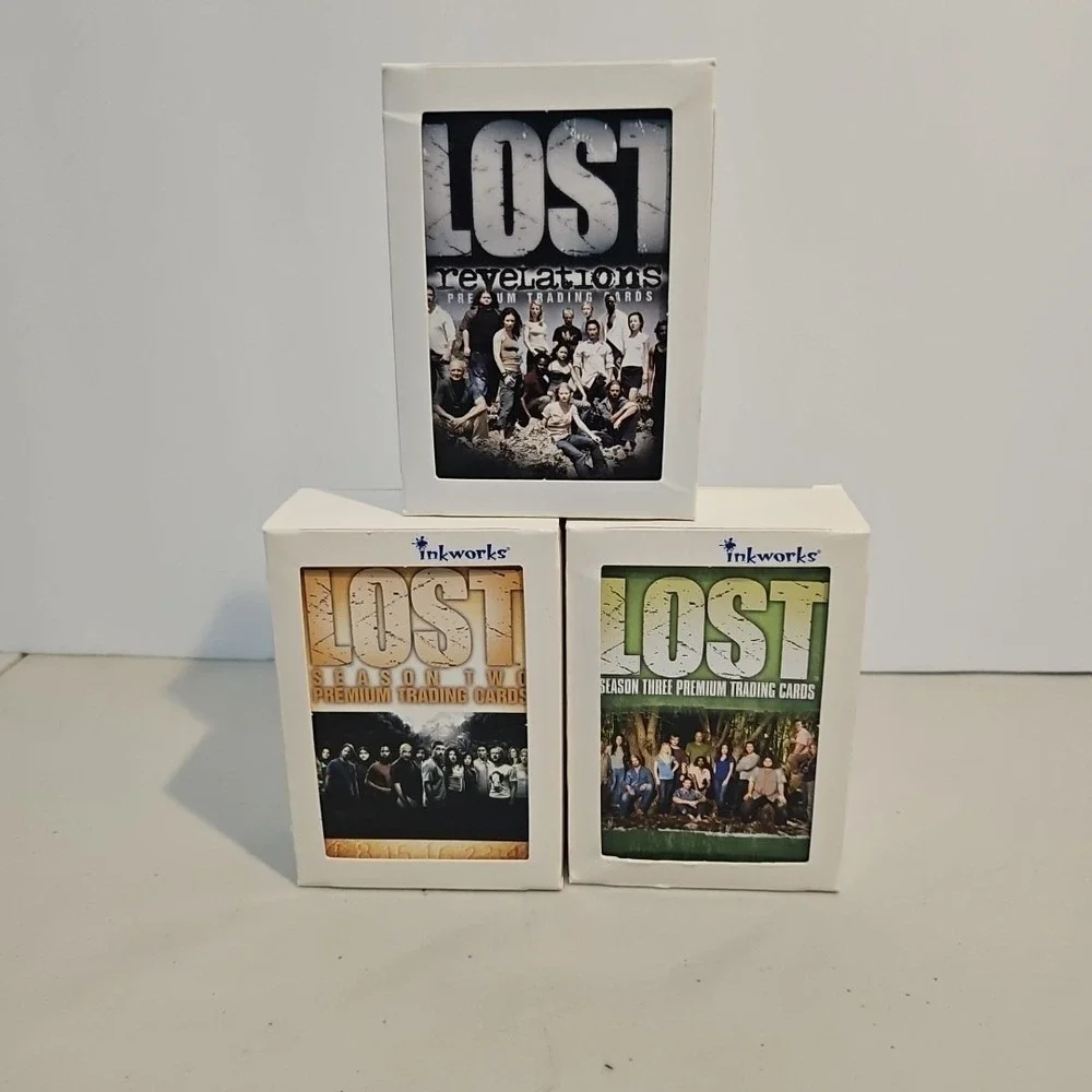 LOST Trading Cards Complete Sets Seasons 2, 3 And Revelations Lot Of 3